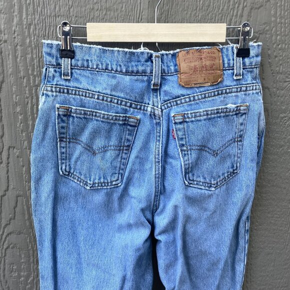 Vtg Levis 13525-0291 Jeans Women's 11 S USA Grunge 80s 90s Retro Biker Punk Mom - Picture 4 of 8